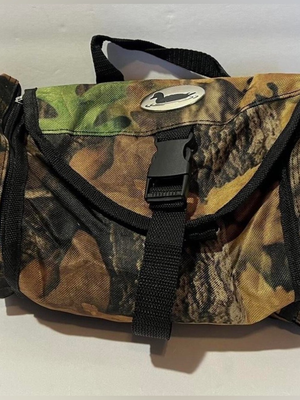 Camouflage Men's Crossbody Organizer Bag with Duck Logo